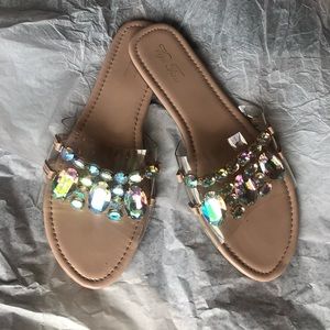 Crystal sandals